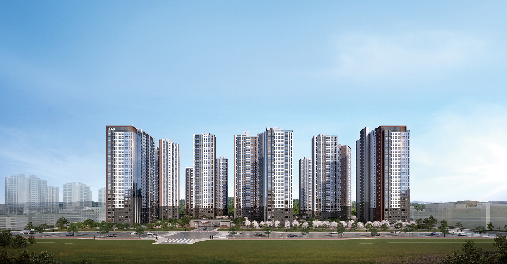 브레인시티 1,600세대 대단지!